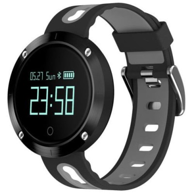 Bratara Fitness iUni DM58 Plus, Waterproof, Display OLED, Ceas, Pedometru, Monitorizare puls, Notificari, Gri foto