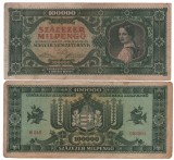 Ungaria 1946 - 100.000 milpengo, circulata