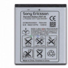 Acumulator Sony Ericsson J300 J310 Z550 T250 K510i K510 K320 BST-36