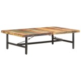 Gossi masuta de cafea, 142x90x42 cm, lemn masiv reciclat