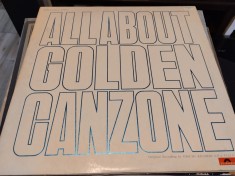 Vinil 2XLP &quot;Japan Press&quot; VARIOUS - ALL ABOUT GOLDEN CANZONE (VG)