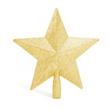 Cumpara ieftin Ornament pt. v&acirc;rful pomului de Crăciun - model stea - 20x19 cm - auriu