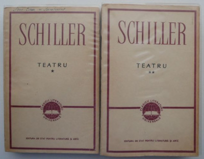 Teatru (2 volume) &amp;ndash; Friedrich Schiller foto