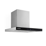 Cumpara ieftin Hota incorporabila decorativa Heinner, 623.9 m3/h, 1 motor, 60 cm, control touch, timer, inox/sticla, 2 becuri, Argintiu