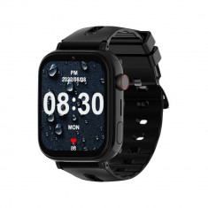 Ceas Smartwatch Pentru Copii Wonlex CT20 cu Functie telefon, Localizare GPS, Pedometru, Camera, Apel video, Jocuri, Negru foto