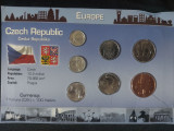Seria completata monede - Republica Cehă 1993-2002 , 7 monede