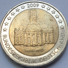 2 euro 2009 Germania, Bundesländer - "Saarland" litera F, km#276