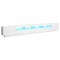 Comoda TV cu lumini LED, alb, 300x35x40cm