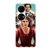 Husa compatibila cu Huawei P50 Pro model Enola Holmes, Silicon, TPU, Viceversa, Transparent, Carcasa