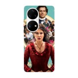 Husa compatibila cu Huawei P40 Pro model Enola Holmes, Silicon, TPU, Viceversa, Transparent, Carcasa