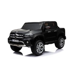 Masinuta electrica pentru copii, Mercedes X-Class 4x4 180W 12V 14Ah PREMIUM Negru