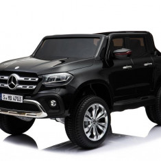 Masinuta electrica Mercedes X-Class 4x4 180W 12V 14Ah Deluxe, cu Mp4, culoare neagra