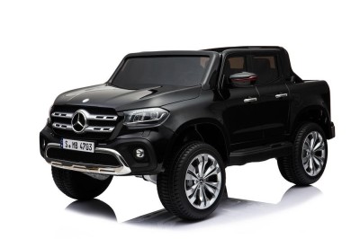 Masinuta electrica pentru copii, Mercedes X-Class 4x4 180W 12V 14Ah PREMIUM Negru foto