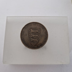 Jersey - Ocupatie Anglia 1⁄24 Shilling -Victoria 1877