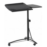 Masa reglabila pentru laptop, tip birou, cu roti HM B14, 17&quot;