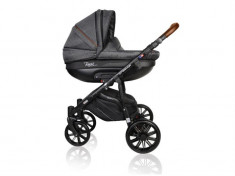 Carucior Copii 3 In 1 Mykids Basic Soft Grey Gel foto