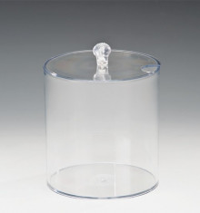 Recipient,container din policarbonat rotund cu capac 2,1lt 15x15x16cm MN0136188 Raki foto