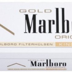 Tuburi tigari Marlboro gold 200 bucati dimensiune standard