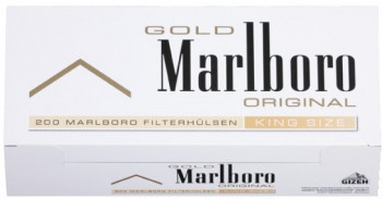 Tuburi tigari Marlboro gold 200 bucati dimensiune standard foto