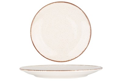 Rinart Farfurie pentru cină - Brunilda - Porţelan - 25 cm - set de 6 foto