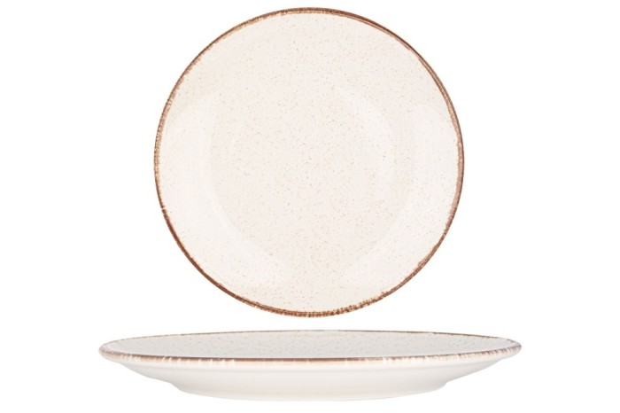 Rinart Farfurie pentru cină - Brunilda - Porţelan - 25 cm - set de 6