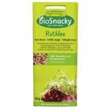 Seminte de trifoi rosu bio pentru germinat BioSnacky, 30g, Rapunzel