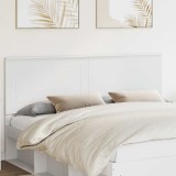 vidaXL Tăblie cap cu headboard Alb 180 cm Lemn compozit 887604