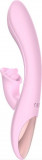 Vibrator Rabbit InfinIte 10 Moduri Vibratii Silicon USB Roz 20 cm, TOYZ4LOVERS