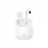 Cumpara ieftin Casti Bluetooth Dudao U14+ TWS, Alb, In-ear, Microfon, Anulare Zgomot, Bluetooth 5.0, Cutie Incarcare, Autonomie 5h, Universal