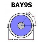 Becuri Auto LED BA9S BAY9S BAW9S BAX9S Canbus 3 SMD 3838 Set 2 Buc Alb 6000K 12V-22V