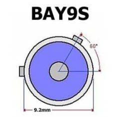 Becuri led BA9S BAY9S BAW9S BAX9S Canbus 3 SMD 3838 set de 2 buc - BAY9S