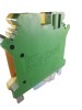 Clema pe sina bloc terminal 6mm &sup2; verde-galben 57A 42.5x47mm 690V, XBS