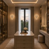 Aplica de perete cu cristal DONNO, 3xE14, metal auriu, design elegant