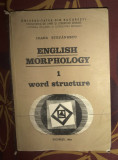 English morphology vol I. / Ioana Stefanescu