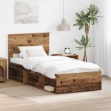 Cumpara ieftin Cadru de pat Lemn vechi 90 x 200 cm Lemn de pin masiv
