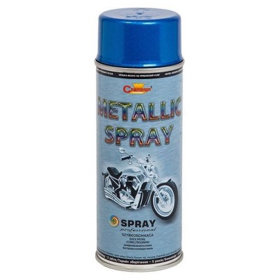 Spray vopsea albastru metalizat profesional 400ml foto