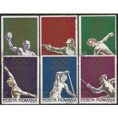 Romania 1972 - Jocurile Olimpice de Vară - Munchen, serie stampilata