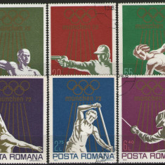 Romania 1972 - Jocurile Olimpice de Vară - Munchen, serie stampilata