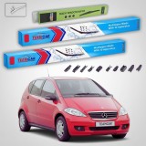 Cumpara ieftin Ștergătoare Mercedes-Benz Clasa A W169 2004-2012 | Set Față și Spate Flat &ndash; TeamCar&reg;