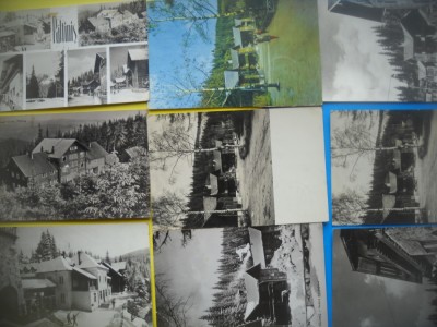 HOPCT LOT NR 27 - PALTINIS- JUD SIBIU -9 CARTI POSTALE -RPR-CIRCULATE foto