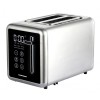 Prajitor de paine digital Heinner, 900 W, panou digital cu control touch, 2 felii, 7 niveluri, Gri
