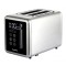 Prajitor de paine digital Heinner, 900 W, panou digital cu control touch, 2 felii, 7 niveluri, Gri