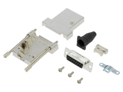 Conector D-Sub 15-Pin Mamă pentru Cablu foto