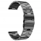 Curea Titan, compatibila Huawei Watch GT4 46mm|GT3 46mm|GT3 Pro 46mm|GT2 46mm|GT 2e|Galaxy Watch 3 45mm, Titan Ash
