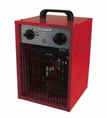 Aeroterma electrica RD-EFH02 2kW cu 3 trepte de caldura, Raider 078801 foto