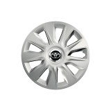 Cumpara ieftin Set 4 capace roti Cu Inel Cromat Stratos R16 pentru gama auto Toyota, Autohelix MSA