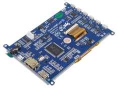 Afișaj LCD Grafic 800x480 5&quot; WAVESHARE cu Interfață HDMI, USB, VGA
