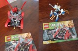 LEGO Ninjago 70504: Garmatron The Final Battle lansat in 2012 contine 328 de piese, un set mai rar pentru colectionari in stare foarte buna