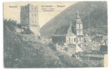 1645 - BRASOV, Blach Church, Leporello, Romania - old postcard, CENSOR + 10 mini photocards - used - 1916