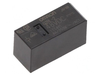 Releu Electromagnetic DPDT 48VDC 8A foto